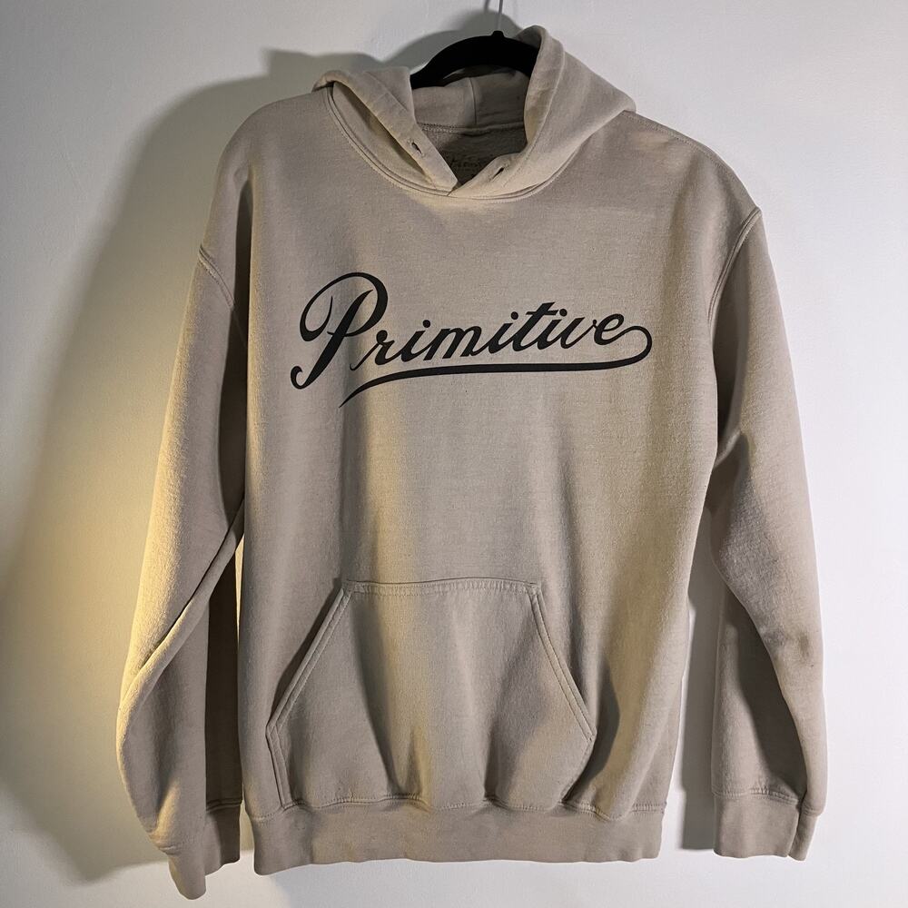 Primitive Hoodie Mens Large Pullover Sweatshirt Skate Streetwear‎ Script